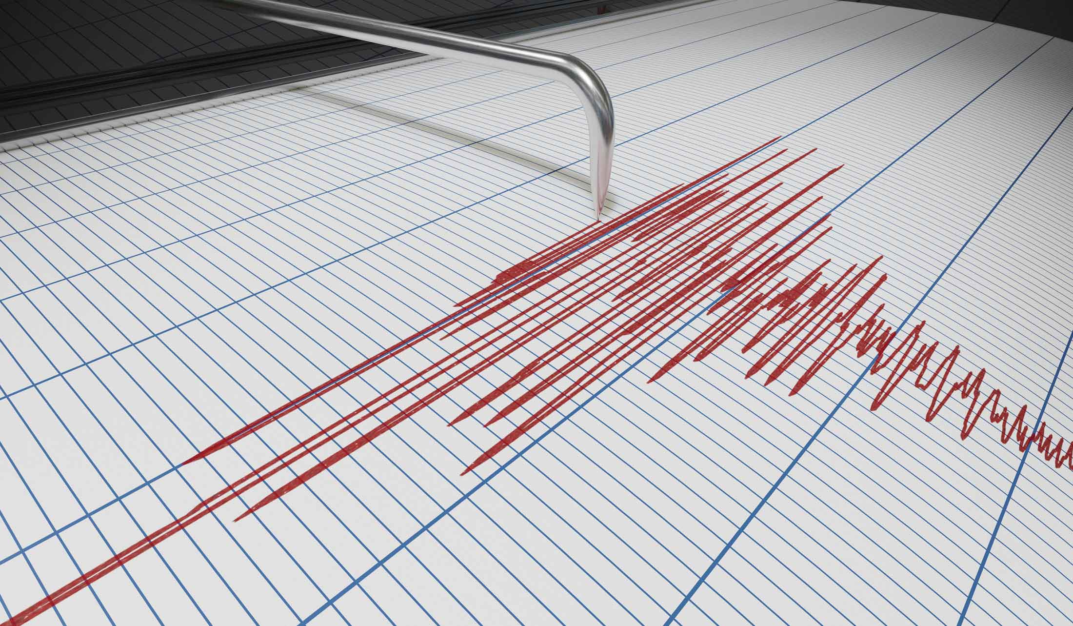 Erdbeben Seismograph Header