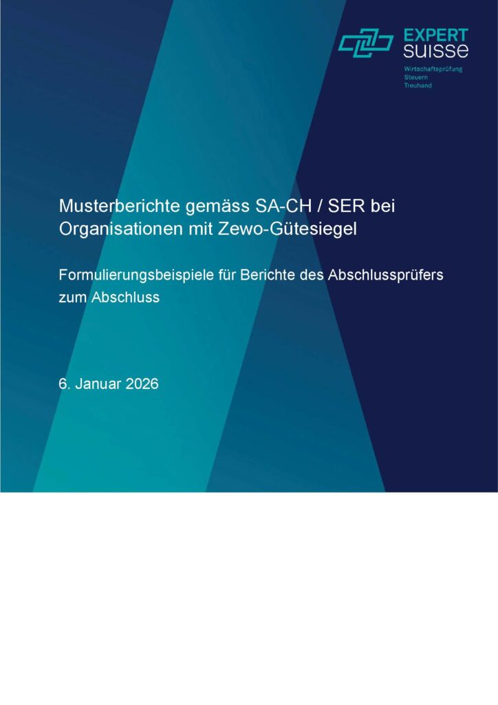 Bild Musterberichte gemäss SA-CH